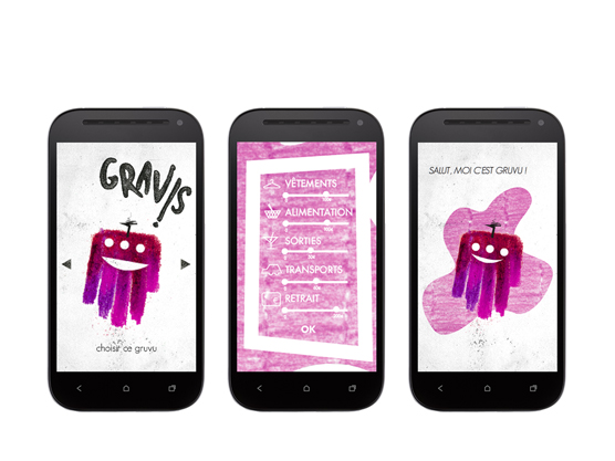 pages smartphone Gravis